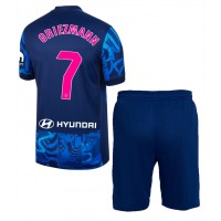 Camiseta Atletico Madrid Antoine Griezmann #7 Tercera Equipación Replica 2024-25 para niños mangas cortas (+ Pantalones cortos)